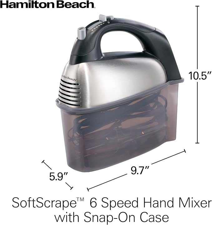 Hamilton Beach Softscrape Hand Mixer