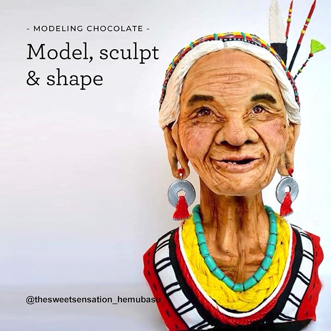 Satin Ice ChocoPan Warm Sand Modeling Chocolate (1 Pound) For Cake Decorating