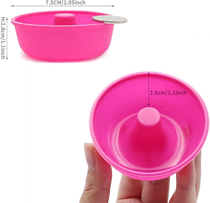 To encounter 24Pack Silicone Donut Pans for Baking, Nonstick Round Doughnut, Reusable Baking Cups,Muffin Cupcake Molds, 2.5 Ounces Bagel Pan