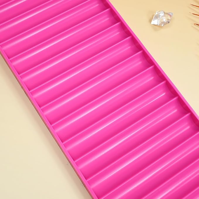 Silicone Texture Cake Wave Border Decor Embossing Mold, Sugarcraft Pastry Fondant Clay Mould Impression Embossed Mat Wedding Cake Decorating Tool DIY (Column)