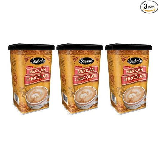 Stephen's Gourmet Hot Cocoa, Mexican Chocolate, 14 OZ (Pack of 3)
