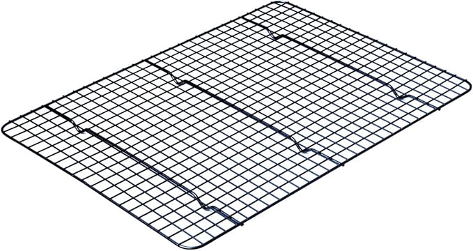 Chicago Metallic Professional Non-Stick Cooling Rack, 16.75-Inch-by-11.75-Inch, Black (Pack of 6)