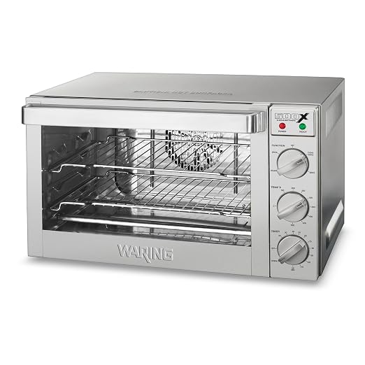 Waring Commerical Convection Oven, Half-Size Pan Capacity, 4 Cooking Functions, for Commercial Kitchens & Restaurants, NSF Certified, WCO500X