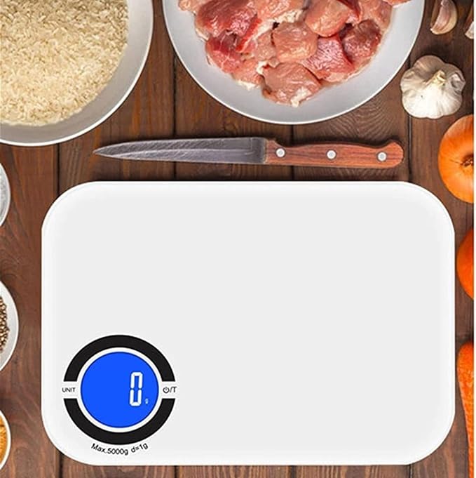 Nutrition Scale – Digital Kitchen Food Scale with App, Smart Food Scale for Calorie & Nutrition Tracking, White