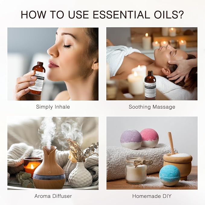 Lavender Essential Oil 100ML, 100% Natural and Pure Lavender Oils for Hair, Body, Skin, Massage, Home, Candle, Soap, Bath Bombs Making