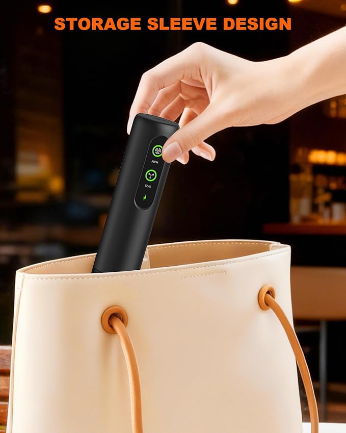 2-Speed Rechargeable Milk Frother Handheld with Cover, Dual Coil Whisk Coffee Frother Handheld - Portable Hand Frother Wand for Coffee Matcha Cappuccino & Hot Chocolate, Kitchen Gift