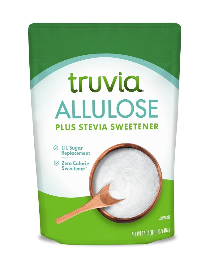 Truvia Allulose Plus Stevia Sweetener Pouch, 17 oz.