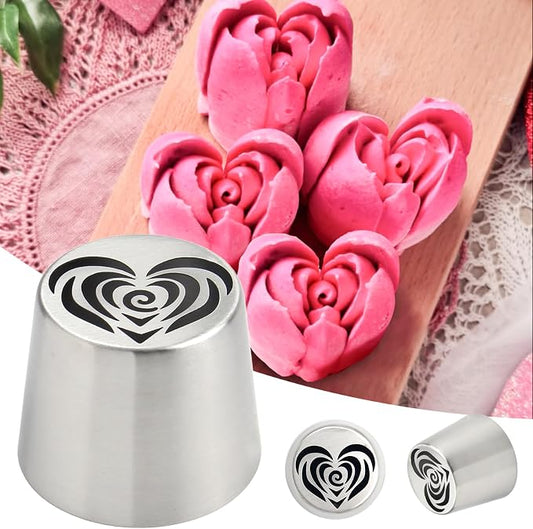 Extra Large Russian Piping Tips for Marshmallows Stainless Steel Flower Frosting Nozzles many styles Cake Decorating Baking tool for Buttercream, Cupcakes Cookies(SL86)