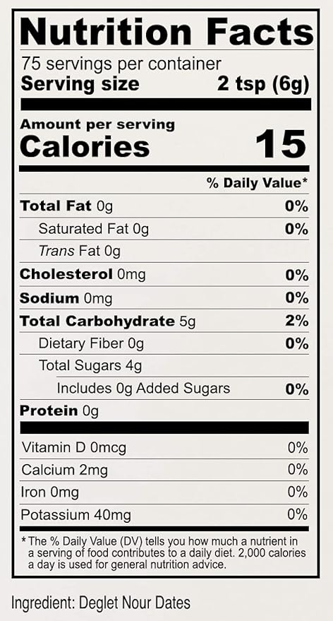 Anthony's Date Sugar, 1 lb, Gluten Free, Non GMO, Vegan, Granulated