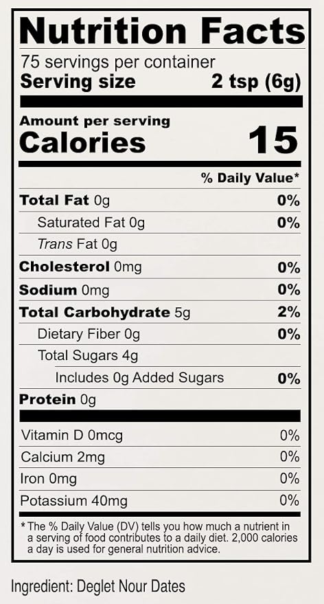 Anthony's Date Sugar, 1 lb, Gluten Free, Non GMO, Vegan, Granulated (Pack of 2)