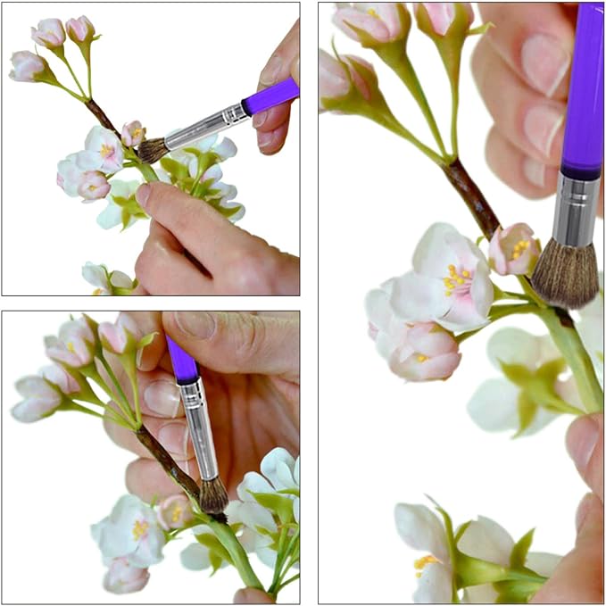 2-Piece Cake Baking Brushes Food Paint Brush Fondant Flower Cake Decorating Supplies Bakeware Kitchen