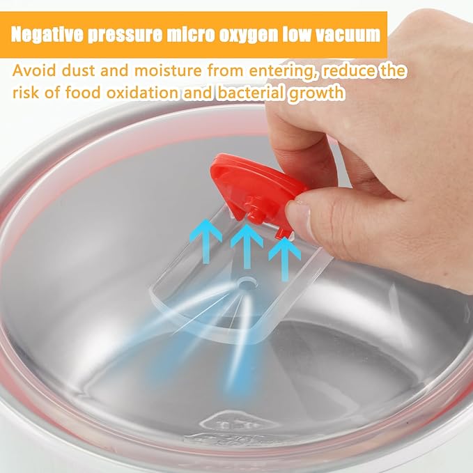 4 Packs Pizza Dough Proofing Box with Lids 5.3x5.3x3.15 Inches Stainless Steel Leak Resistant Containers with Lids Pizza Bread Proofing Box 1000ML