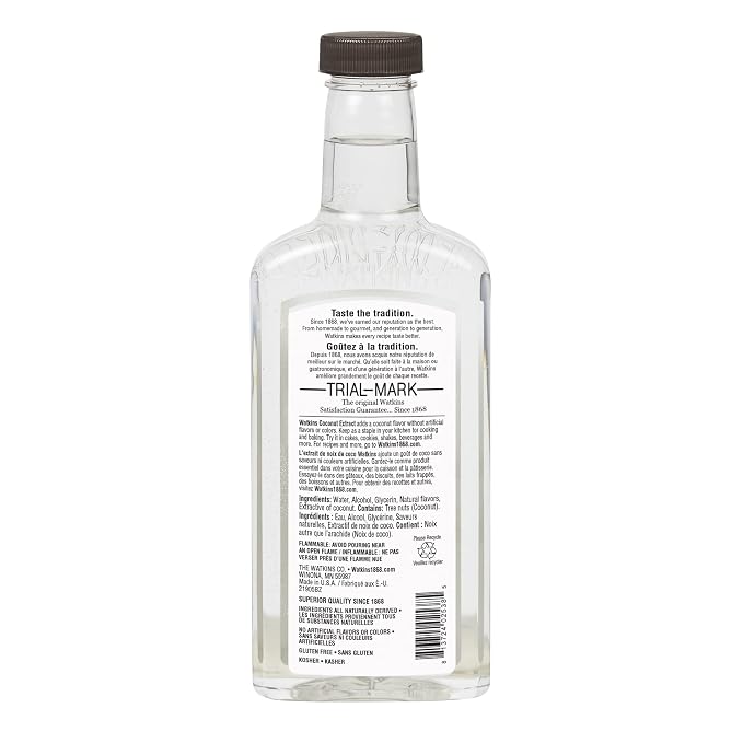 Watkins Coconut Extract, 11 fl. oz. Bottle, 1-Pack
