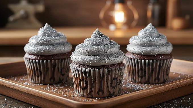 NCS Metallic Silver Coarse Sanding Sugar, Sparkling Decorating Sugar for Baking & Drink Rims, 7 oz