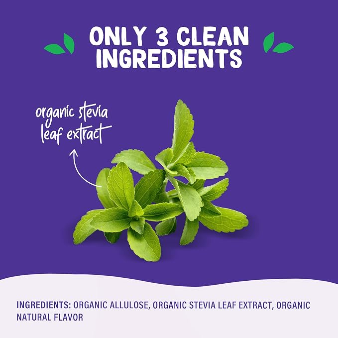 Pyure Organic Stevia Blend | Granulated Sugar Substitute with Zero Calories & Carbs | Keto, Diabetic & Vegan Friendly | Sugary Taste Alternative | USDA Organic, Non-GMO | Erythritol Free | Good For Baking | 2.5lb (40oz)