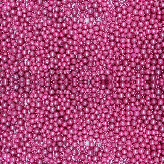 Confect Love Pink Disco Ball Sprinkles Mix – Edible Cake Decorating Pearls & Decorations | Metallic Sugar Balls, Birthday & Party Cupcake Toppers | Vegan, Gluten-Free, Nut-Free, Soy-Free, Dairy-Free, Palm Oil-Free- 4.2 Oz