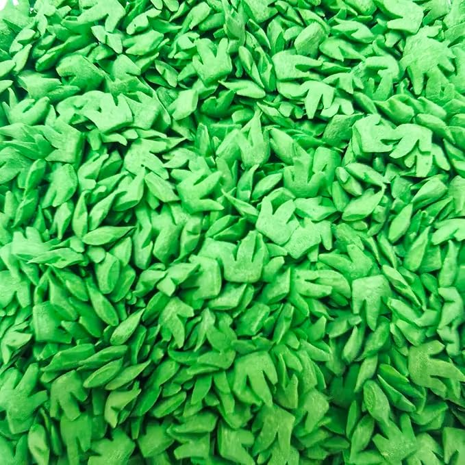 Edible Green Grass Sprinkles for Cake Decorating, Edible Football Field Sprinkles for Baking Cookie Cupcake Toppers Ice Cream Donut Toppings Decorations 95g/3.35oz
