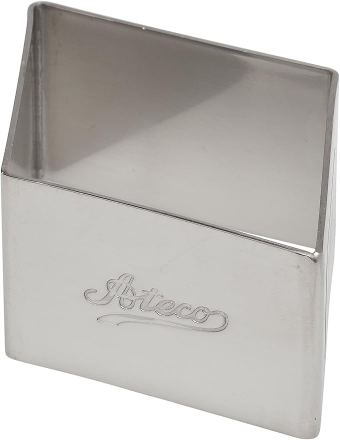 Ateco Diamond Stainless Steel Form, 3.5 by 1.4-Inches High