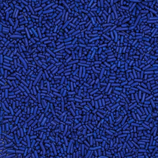 Sprinkles Edible Soft Jimmies Soft Sprinkles for Topping Ice Cream, Cookies, Cakes, Cupcakes, Dessert Decorating MADE IN USA 4 oz (NAVY BLUE)