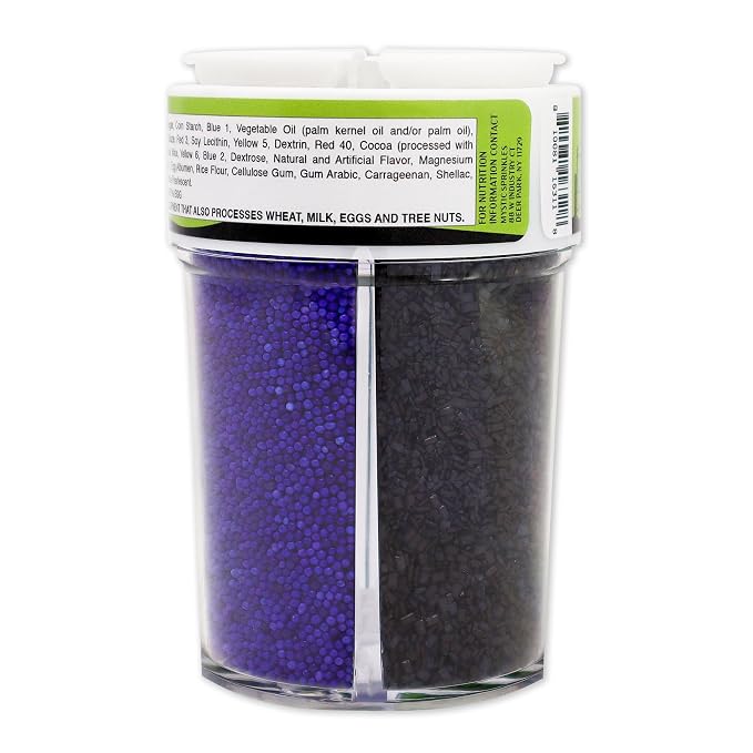 Mystic Sprinkles 4 Cell Sprinkle Assortments (Monster Mash, Midi)