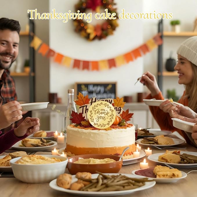 20Pcs Gold Thank You Cupcake Topper Acrylic Mirror Birthday Cake Toppers Thanksgiving Cake Toppers for Decorations Gold Topper for Mother's Gift Flower Party Teacher Appreciation DIY Crafts Decor