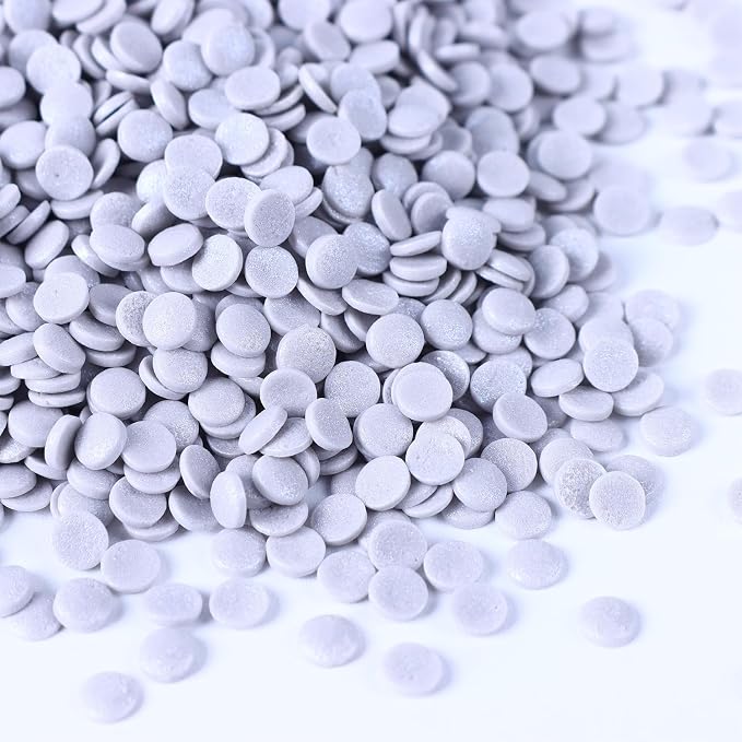 Silver sprinkles, Confetti Sprinkles, Silver Round sprinkle for Cake Decorating, Cupcakes, Cookies, Macarons, Ice Cream, Perfect for Birthdays, Graduations, Anniversaries, Parties(120g/4.23oz)