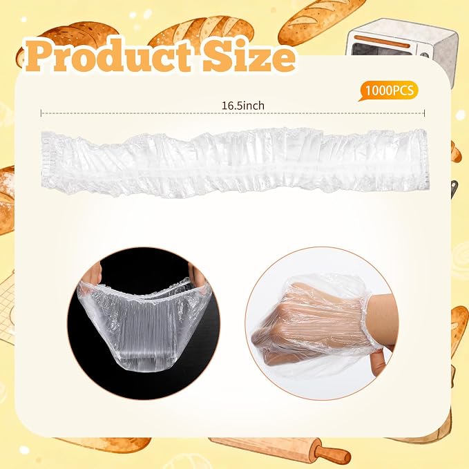 LemonRoad 2 Pcs 9 Inch Bread Proofing Baskets with Shower Caps Set Banneton Basket Sourdough Proofing Basket with Cloth Liners &1000 Pcs Shower Caps for Sourdough Bread Making Baking Ferment(Round)