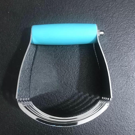Dough Blender, Professional Heavy Duty Stainless Steel Pastry Dough Cutter Butter Cutter with Blades (1, Blue)