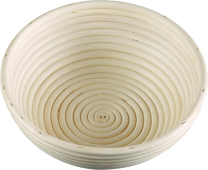 Frieling Banneton Bread Proofing Basket - 8-Inch, Beige, Round - Sourdough Proofing Basket & Bread Bowls for Rising & Baking