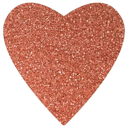 COOL MOM SPRINKLES Rose Gold Crystal Sugar Sprinkles (4 oz.) – Themed Sprinkles for Decorating Cakes, Cupcakes, Cookies & Desserts – Packaged in the USA/Gluten-Free (Crystal Sugar)