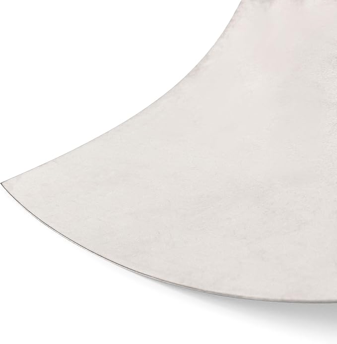 Matfer Bourgeat Stainless Steel Bench Scraper & Multi-Purpose Dough Cutter, Curved Edge, Flexible Edge