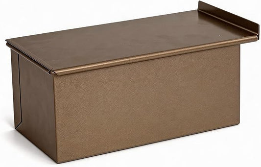 Pullman Loaf Pan with Lid for Baking Bread, Nonstick Carbon Steel Bread Loaf Pan with Cover for Sandwich Bread, Sourdough, Toast Bread and Homemade Loaf Baking