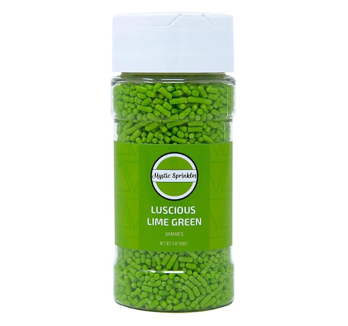 Mystic Sprinkles Solid Color Jimmy Sprinkles (Luscious Lime Green)