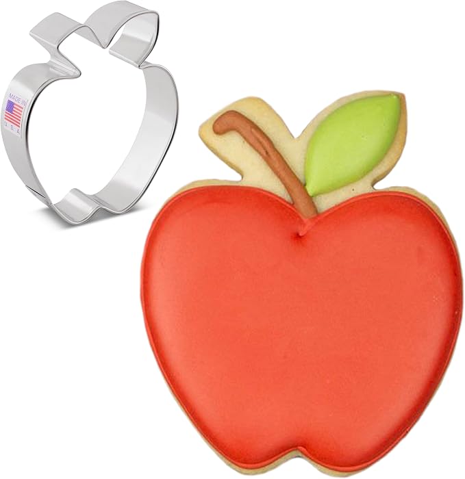 Ann Clark Apple Cookie Cutter, 3-1/2” Made in USA