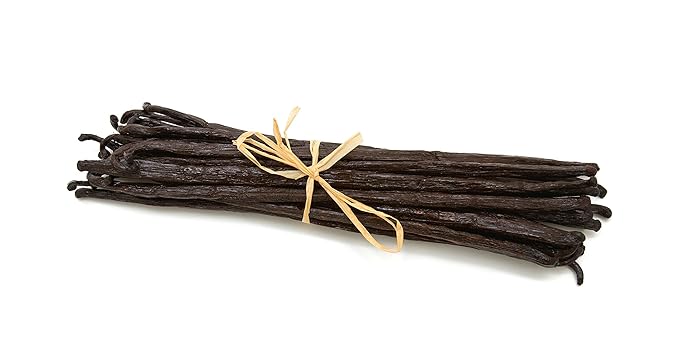 Homemade Vanilla Extract Kit | DIY | 1 Ounce of Premium Organic Madagascar Grade A Vanilla Beans 6-7 inches (Appoximately 8-10 Beans) with 8.5 oz Swing Top Glass Bottle - 6 Kit Party Pack