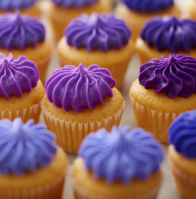 Wilton Gel Food Coloring, Highly Concentrated Gel-Based Icing Color for Frosting, Fondant, Batter & Dough, Vibrant & Blendable Cake Decorating Dye, 1 oz., Violet