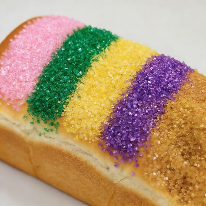 HeDeon&Rles Edible Sanding Sugar Sprinkles 100g/3.52oz Sparkling Sugar Crystals for Baking Cake Cupcake Pancake Ice Cream Top Birthday Wedding Easter Halloween ChristmasCake Decoration