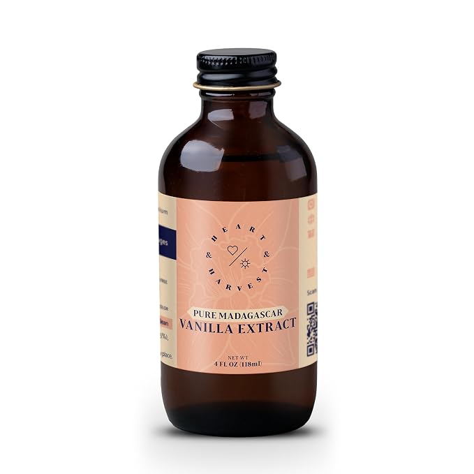 Madagascar Pure Vanilla Extract for Baking - Cold-Pressed Madagascar Vanilla Extract w/ Gift Box - No Added Sugar Vanilla Extract Keto - Real Vanilla Extract No Artificial Additives or Colors -
