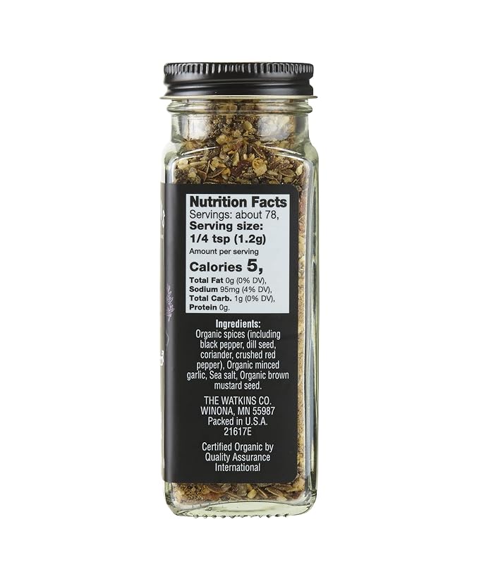 Watkins Organic Steak Seasoning, 3.3 Ounce Jar,(Pack of 3)