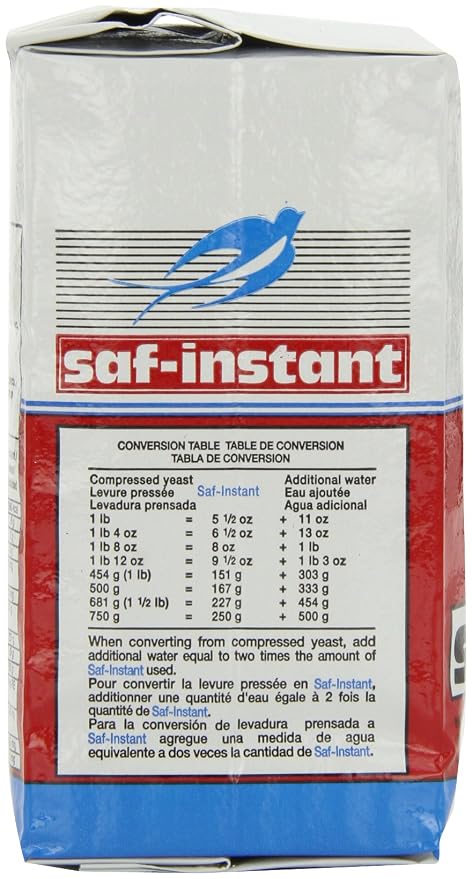 Saf Instant Yeast, 1-Pound Pouches (Pack of 4)