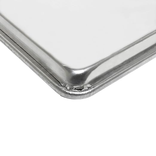 Thunder Group Excellanté 18" x 26" Full Size Aluminum Sheet Pan, 16 Gauge