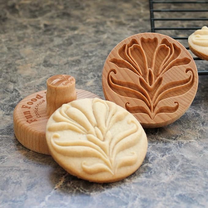 Flower Deco Cookie Stamp CS-026 by Fun Food Tools