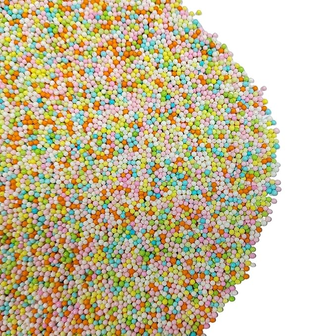 Easter Sprinkles, 6 Cell Spring Bunny Carrots Sprinkles for Cake Decorations, Edible Sprinkle Mix for Baking Cupcake Toppers Ice Cream Toppings and Cookie Decorating Easter Supplies