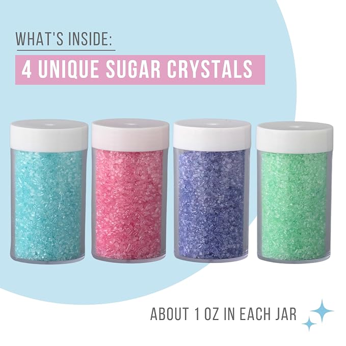 Sweets Indeed Sprinkles, 4 Pack, Edible Sprinkle Mix, Perfect for Cake Decorations, Baking, Ice Cream, Cookies, Cupcake Topper (Pastel Sugar)