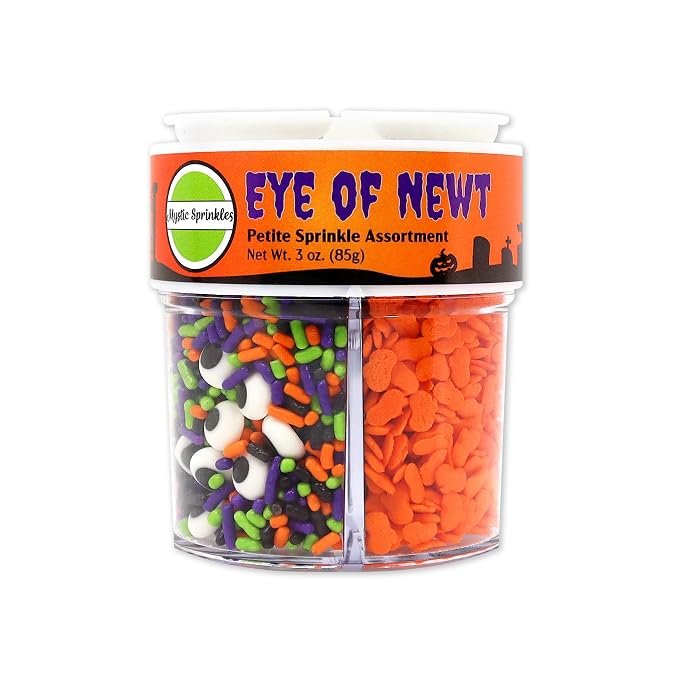 Mystic Sprinkles 4 Cell Sprinkle Assortments (Eye of Newt, Petite)