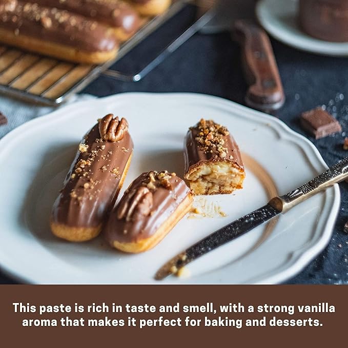 Native Vanilla - All Natural Pure Vanilla Bean Paste - 1 Gallon Bottle 128 Fl Oz - No Added Sugar - For the Home Chef for Cooking, Baking, and Dessert Making