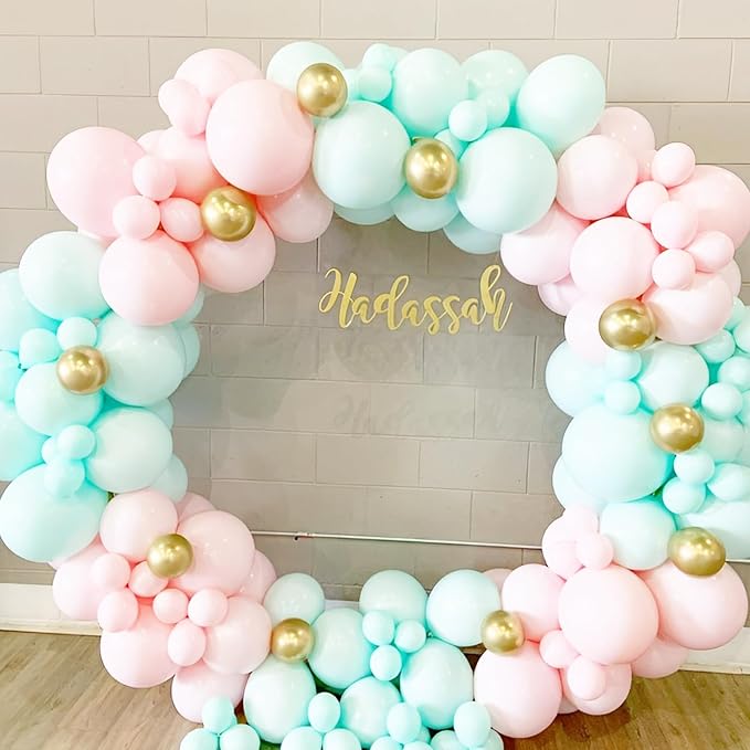 Voircoloria Mint Green Balloons, 66pack 12inch Pastel Green Latex Party Balloons for Graduation, Easter, Wedding, Birthday, Bridal Shower, Rainbow Party, Baby Shower, Anniversary Party Decorations