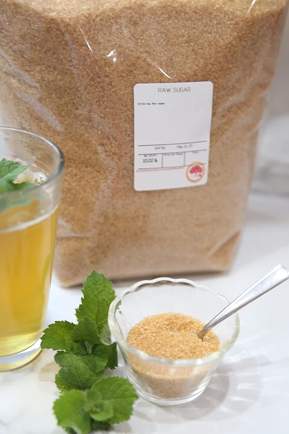 Kauffman Orchards Raw Cane Sugar, Bulk 10 Pound Bag