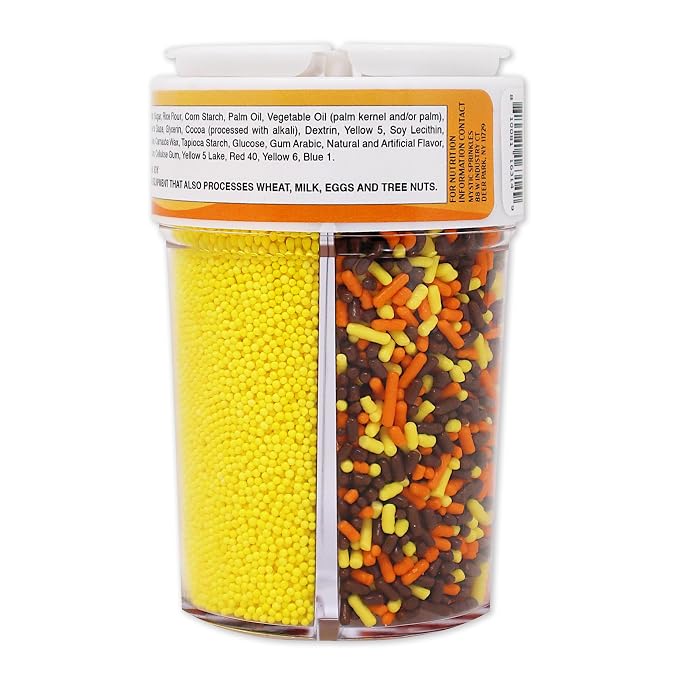 Mystic Sprinkles 4 Cell Sprinkle Assortments (Fabulous Fall, Midi)