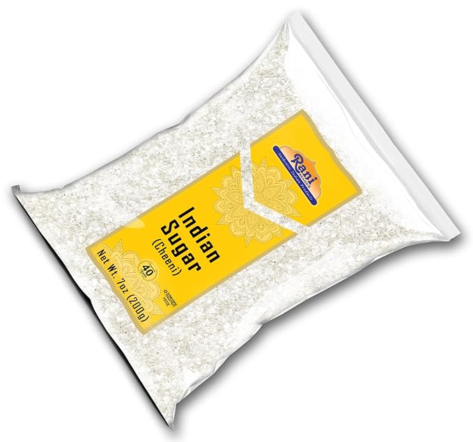Rani Indian Sugar (Cheeni) 7oz (200g) ~ All Natural | Gluten Friendly | No Colors | Kosher | Vegan | Indian Origin